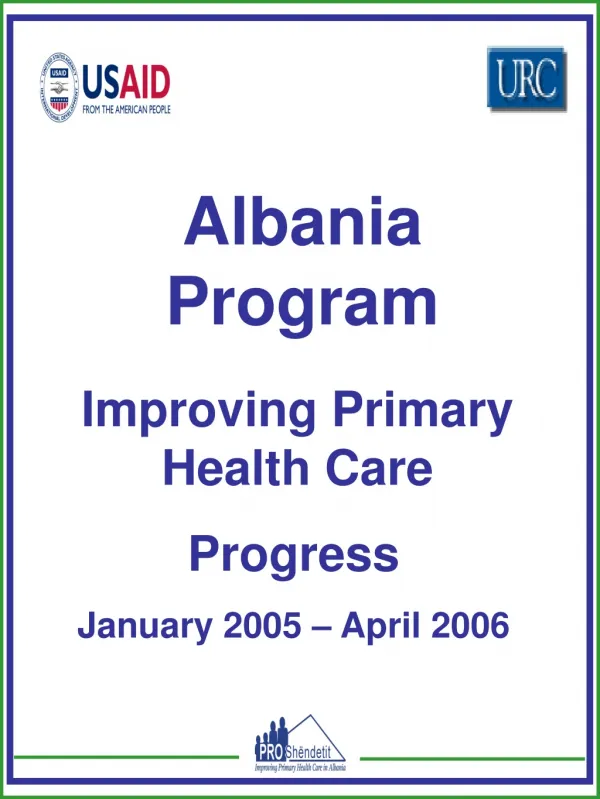 Albania Program