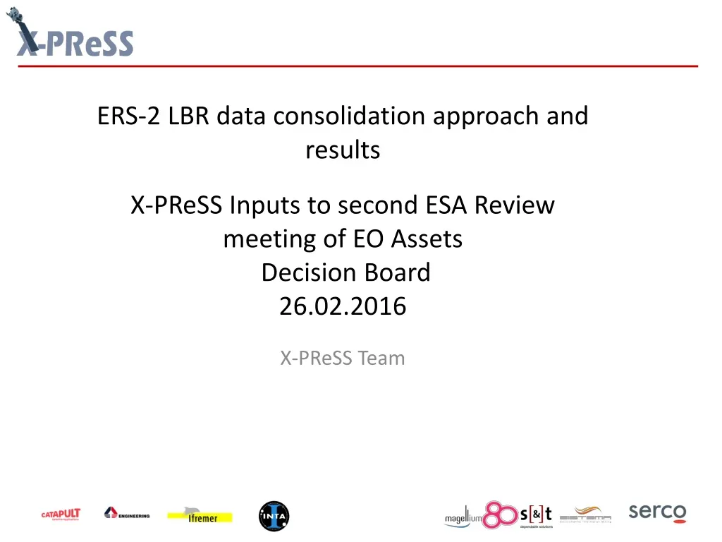 ers 2 lbr data consolidation approach and results