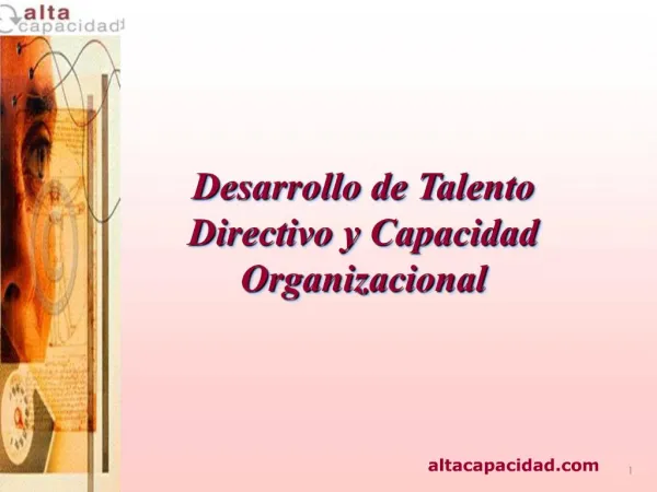 Desarrollo de Talento Directivo y Capacidad Organizacional