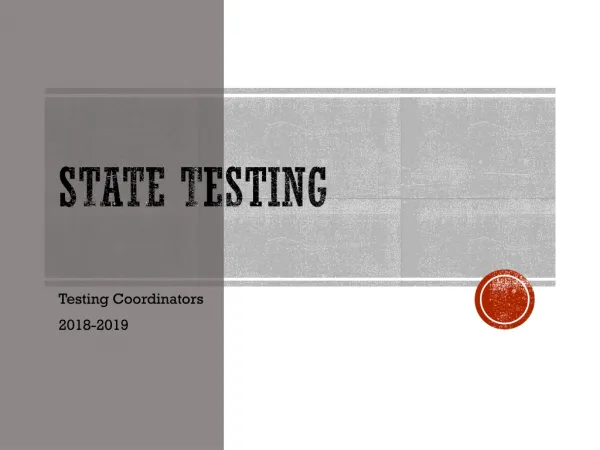 State Testing