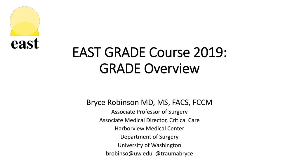 east grade course 2019 grade overview