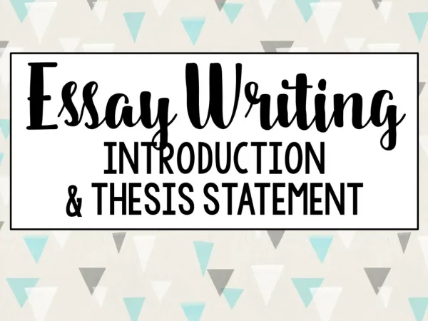 Informative essay - nonfiction writing that provides information to the audience.