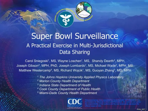 Super Bowl Surveillance