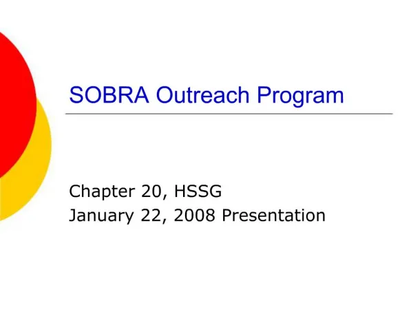 SOBRA Outreach Program
