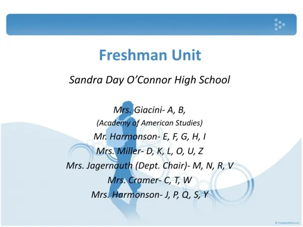 Freshman Unit