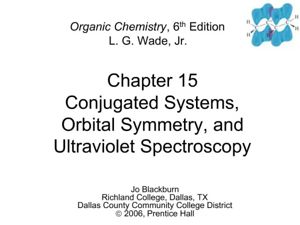 Chapter 15 Conjugated Systems, Orbital Symmetry, and Ultraviolet Spectroscopy
