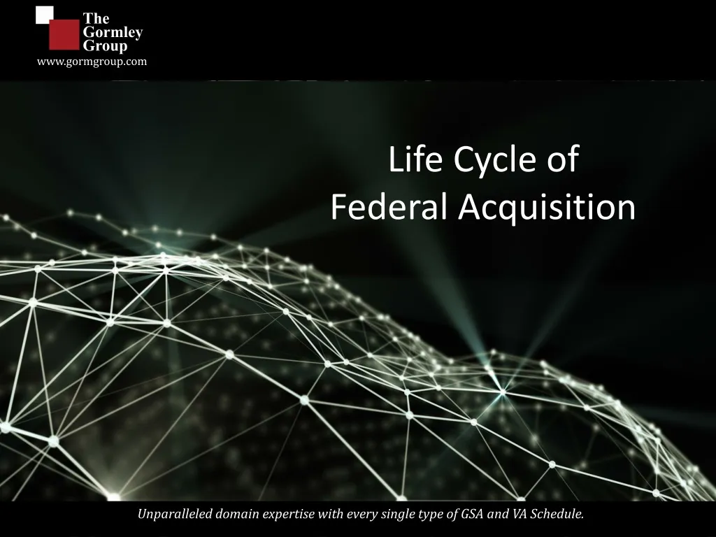 life cycle of federal acquisition