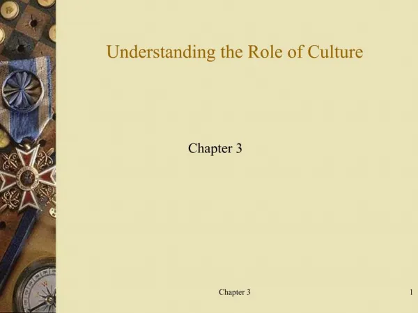 Understanding the Role of Culture