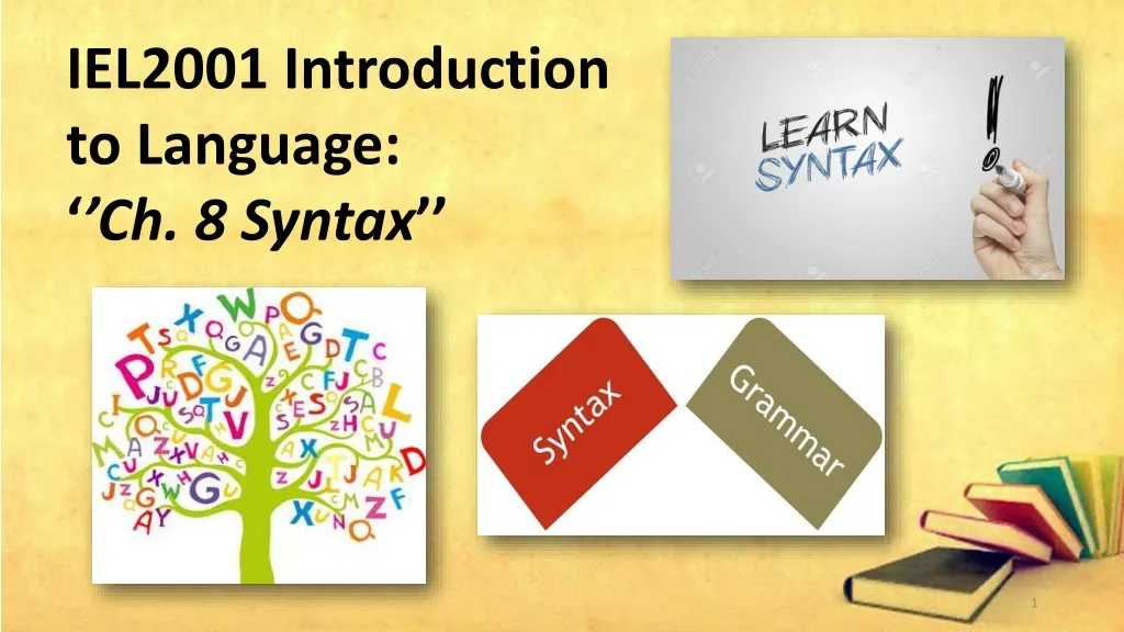 iel2001 introduction to language ch 8 syntax