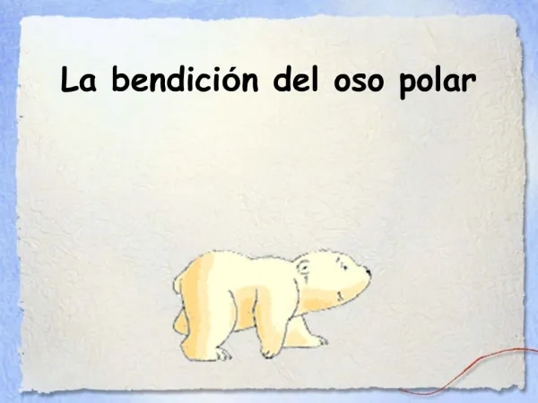 La bendici n del oso polar