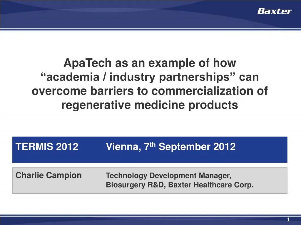 apatech as an example of how academia industry