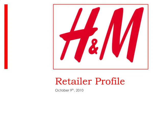 Retailer Profile