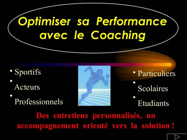Optimiser sa Performance avec le Coaching