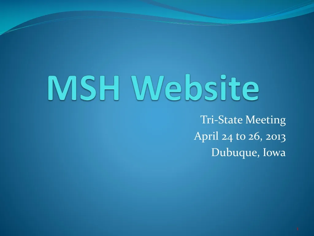 msh website