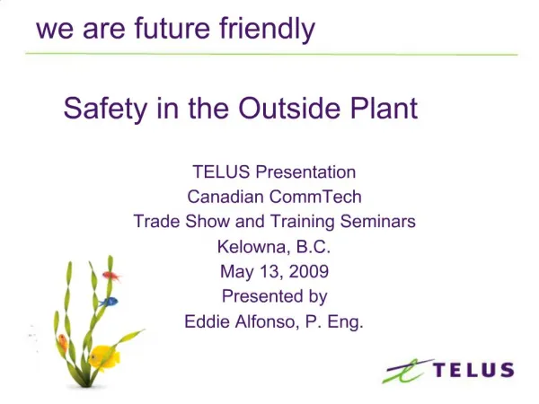 Safety in the Outside Plant