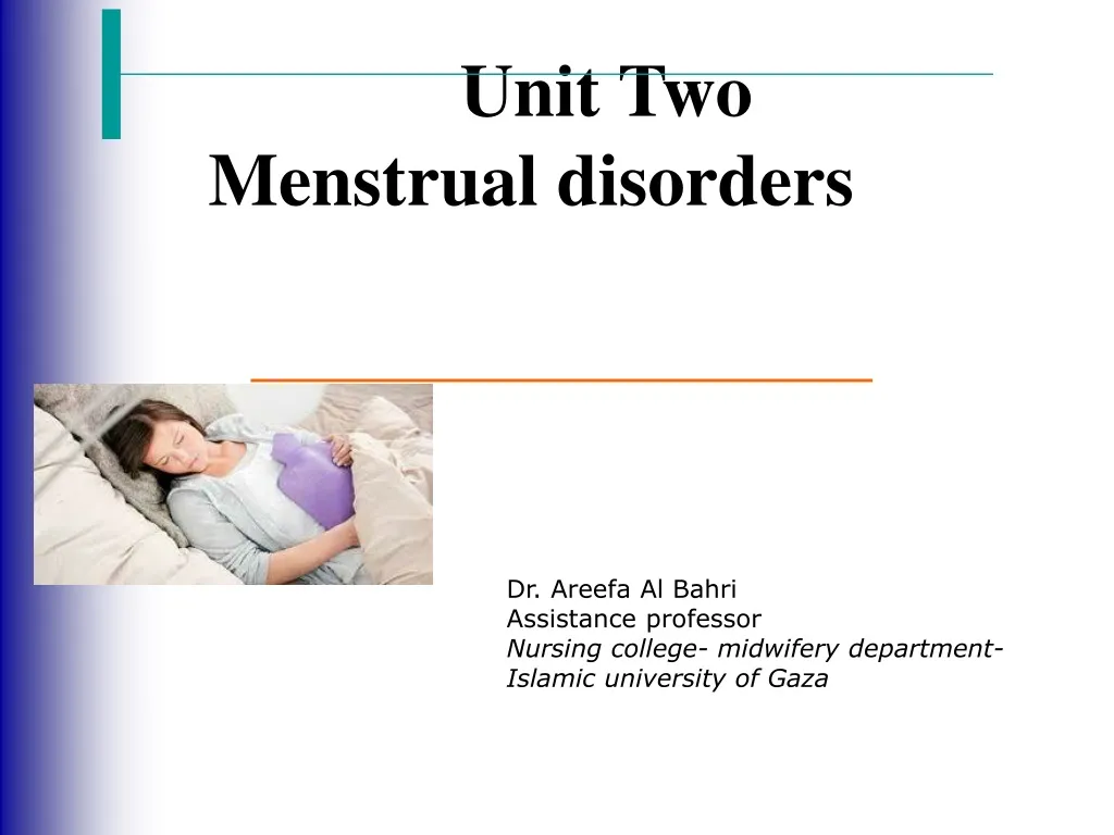 unit two menstrual disorders