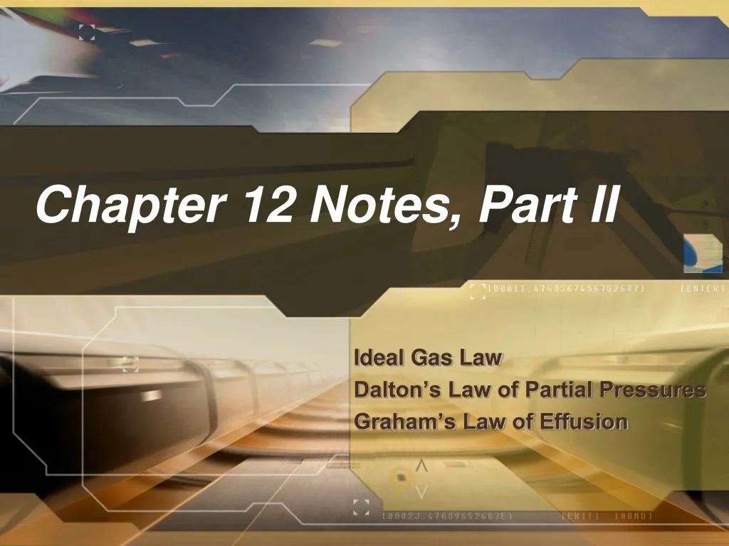 chapter 12 notes part ii