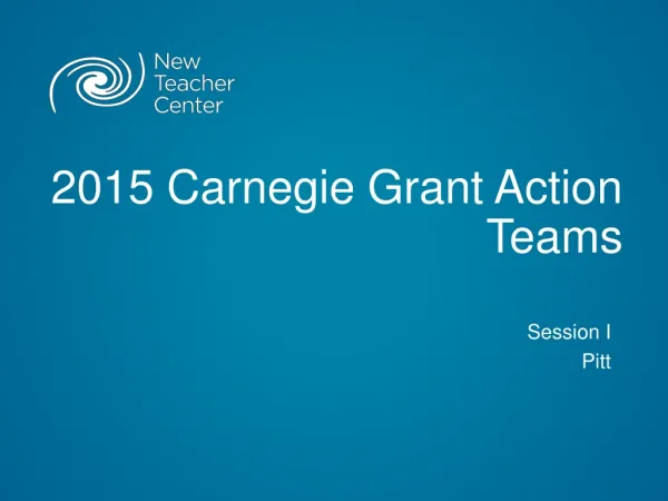 2015 Carnegie Grant Action Teams