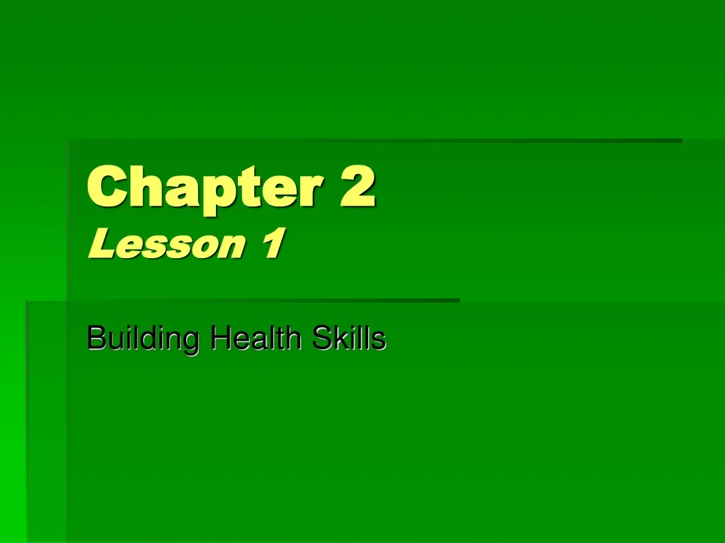 chapter 2 lesson 1