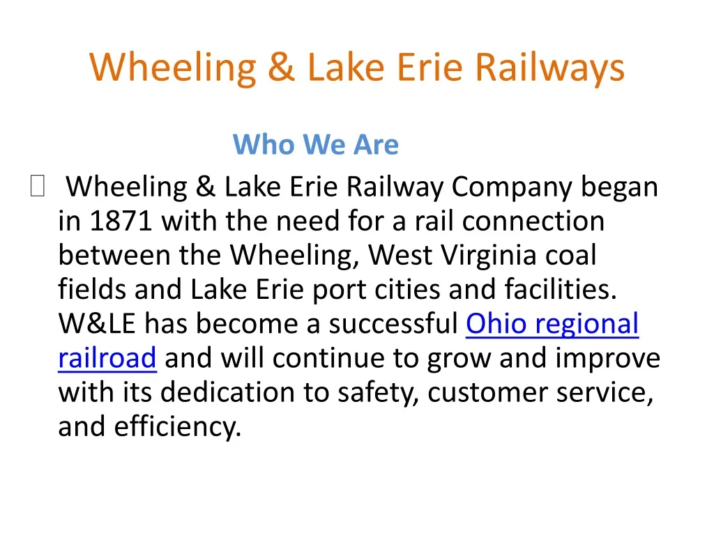 wheeling lake erie railways