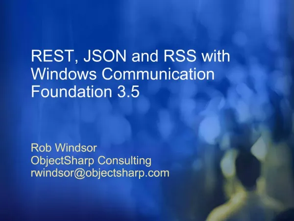 Windows Communication Foundation: Introduction