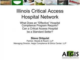 Illinois Critical Access Hospital Network