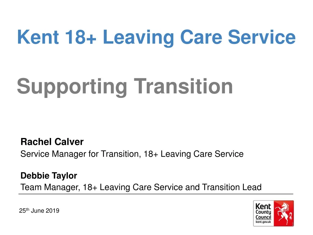 kent 18 leaving care service supporting transition