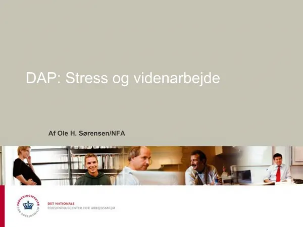DAP: Stress og videnarbejde