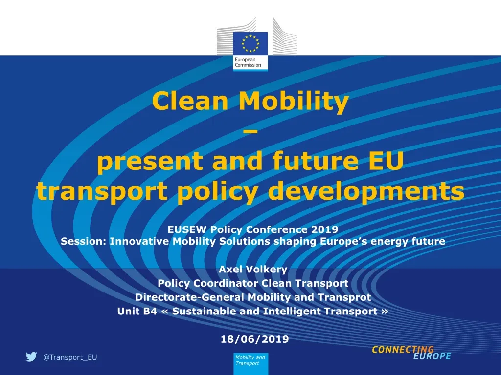 clean mobility present and future eu transport