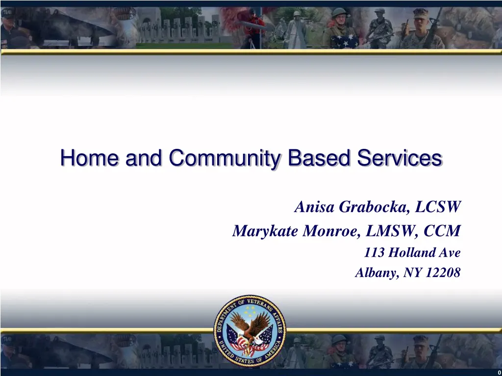home and community based services