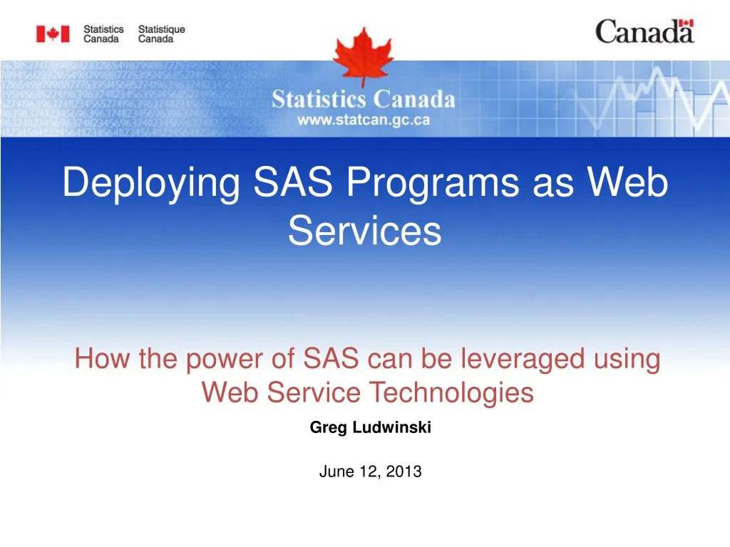 deploying sas programs as web services