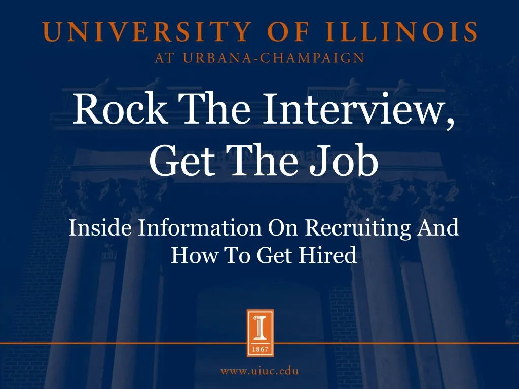 rock the interview get the job inside information on recruiting and how to get hired