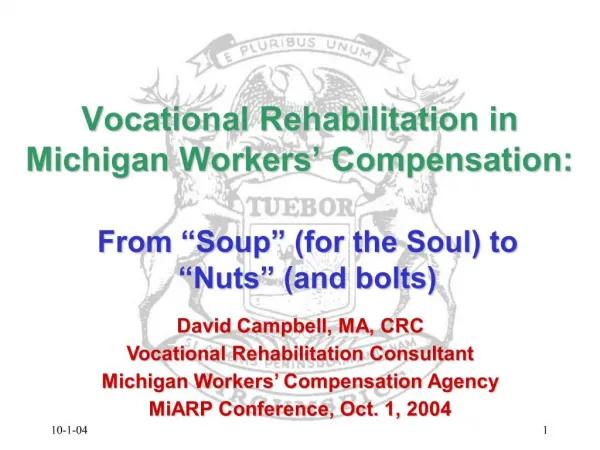 Vocational Rehabilitation in Michigan Workers Compensation: