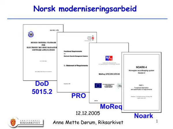 Norsk moderniseringsarbeid