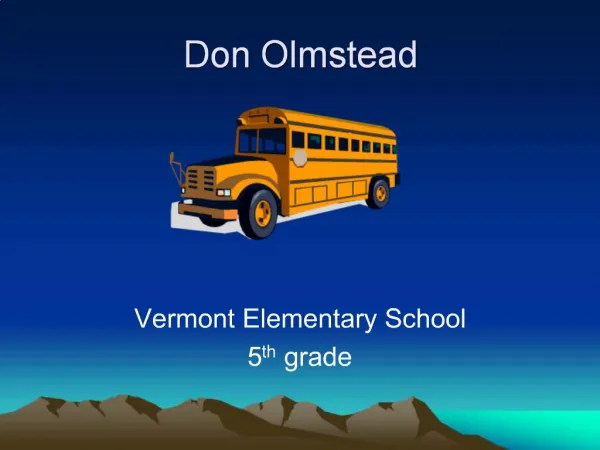 Don Olmstead