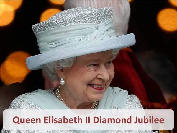 Diamond Jubilee of Elizabeth 2