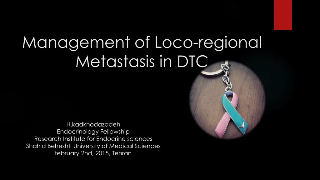 management of loco regional metastasis in dtc