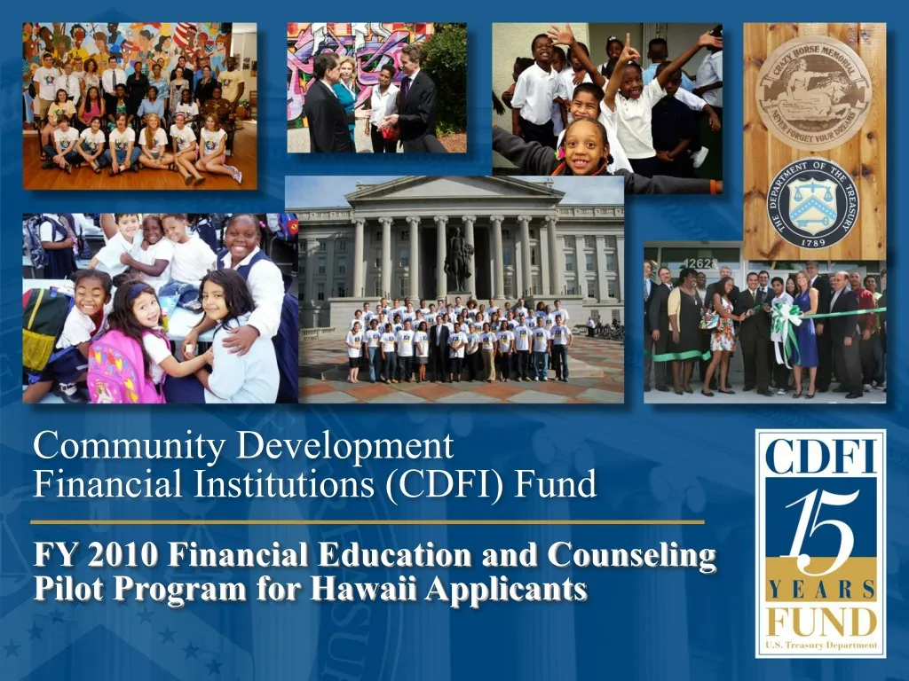 community development financial institutions cdfi