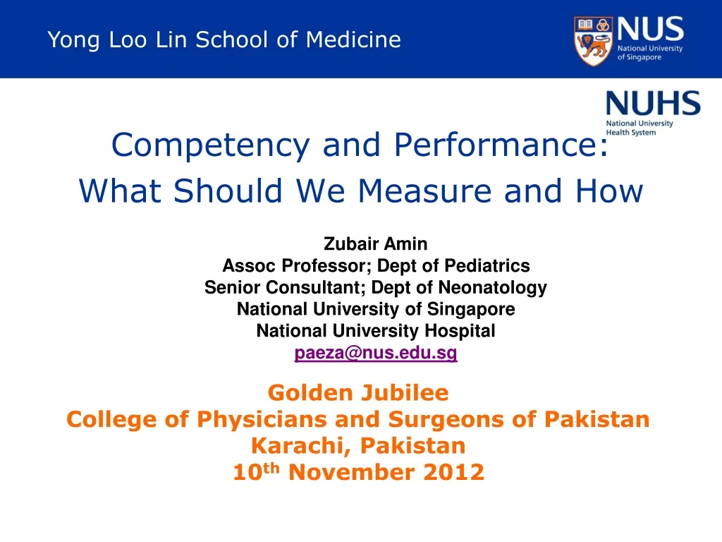 golden jubilee college of physicians and surgeons of pakistan karachi pakistan 10 th november 2012