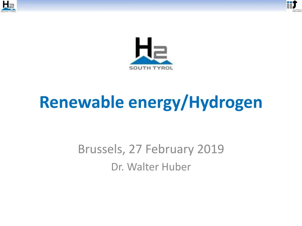 renewable energy hydrogen