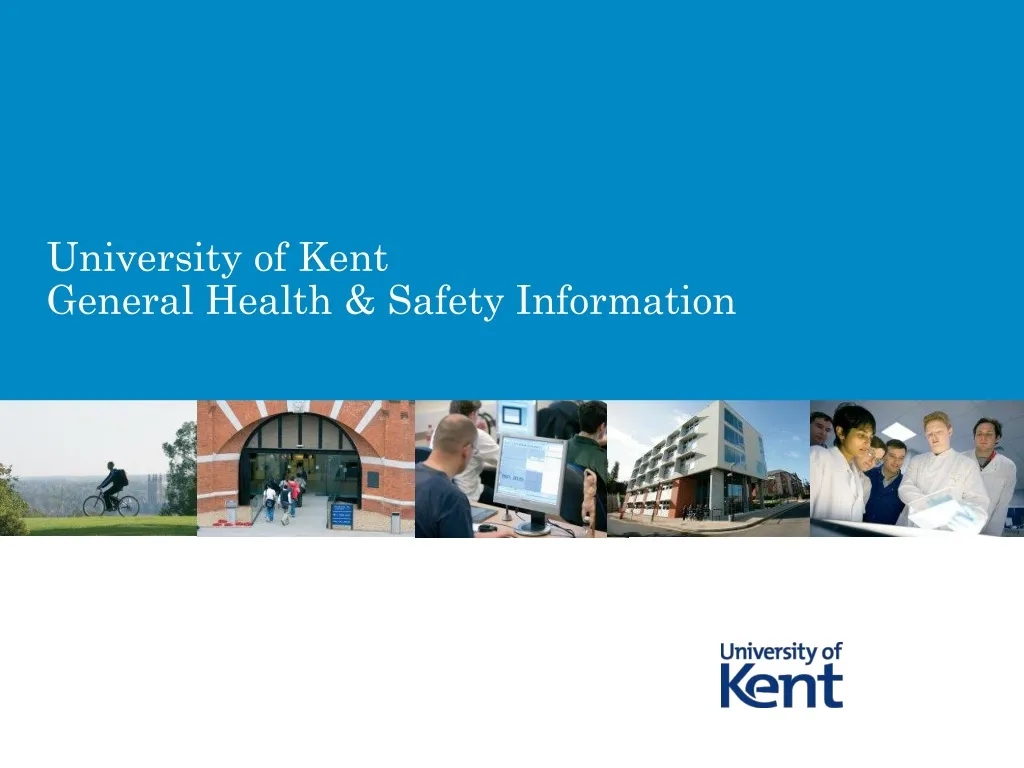 university of kent general health safety information
