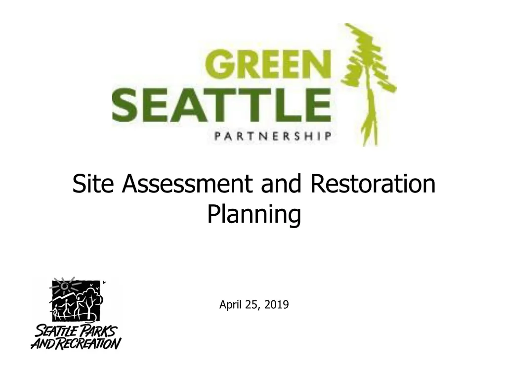 site assessment and restoration planning