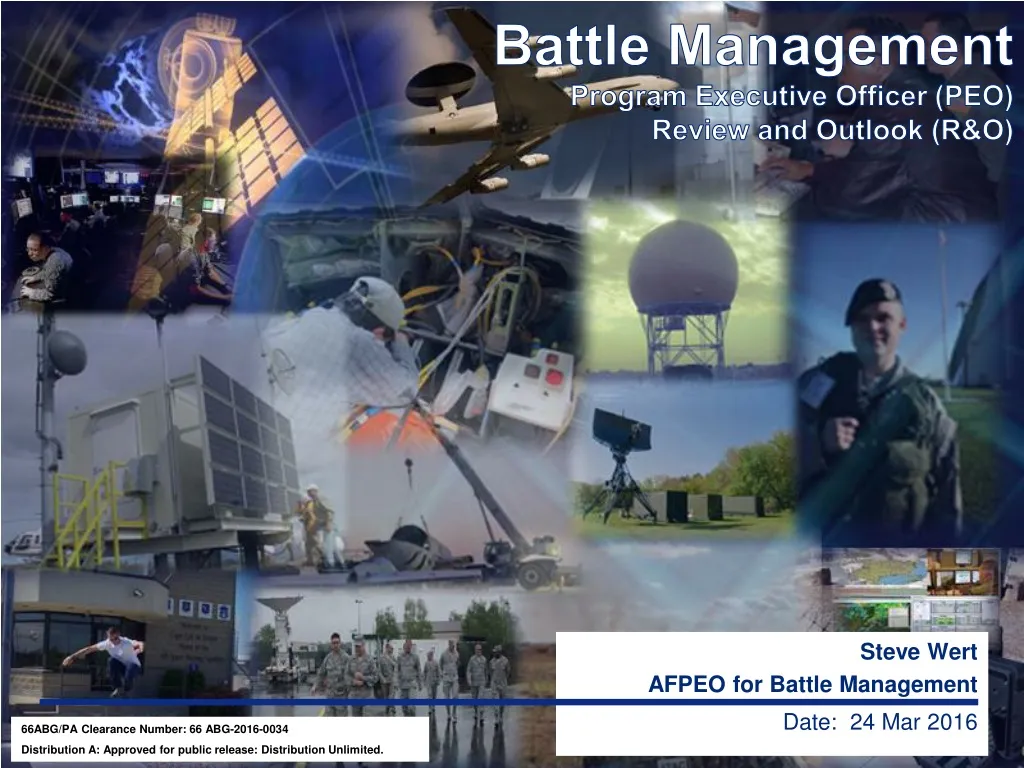battle management program executive officer peo review and outlook r o