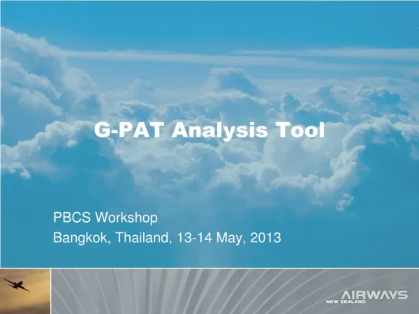 G-PAT Analysis Tool
