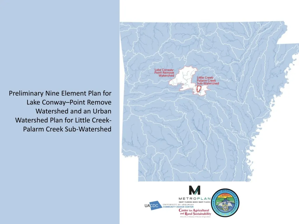 preliminary nine element plan for lake conway