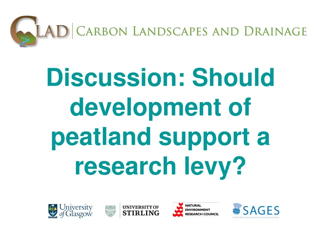 discussion should development of peatland support