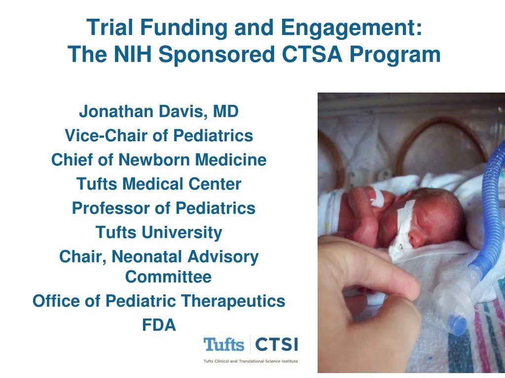 trial funding and engagement the nih sponsored ctsa program