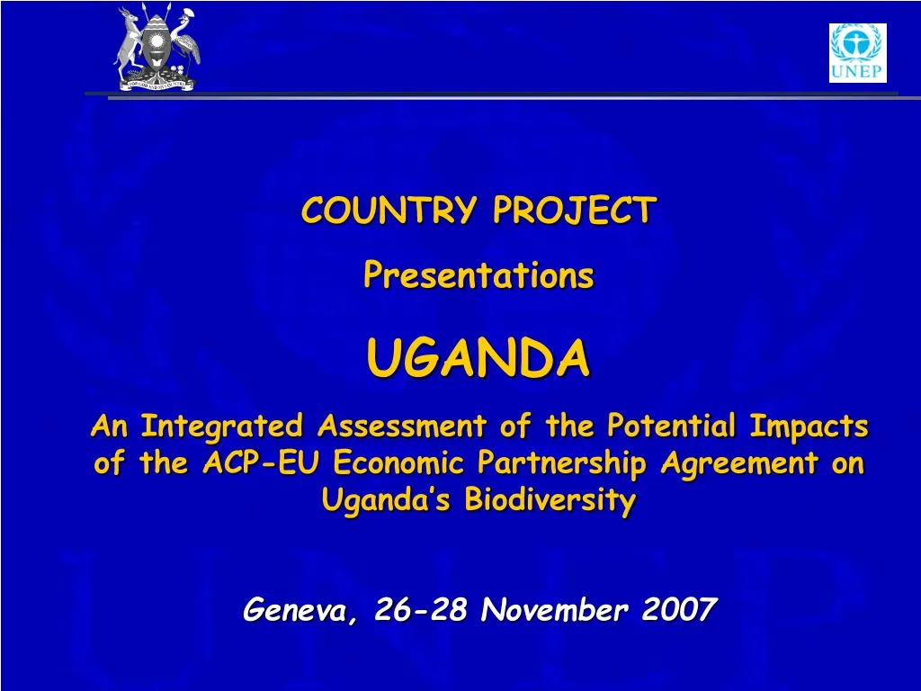 country project presentations uganda