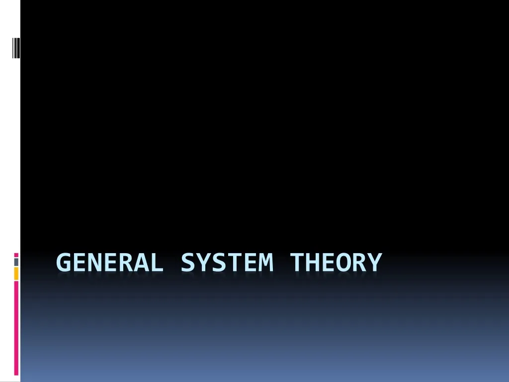 general system theory