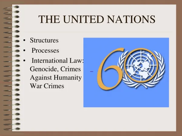 THE UNITED NATIONS